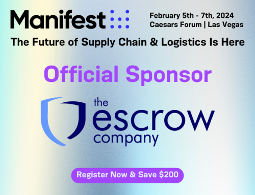 Escrow London North America gears up for attendance at Manifest Vegas, The Global Destination for Supply Chain and Logistics Innovation
